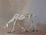 Chien d'après Giacometti  65 x  92 - Abstraits-275