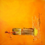 VIOLON  AU SOLEIL 110 X 110 - Abstraits - 310