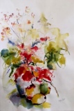 Bouquet 58 x 38 - Aquarelles