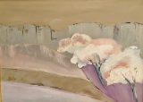 Amandiers en fleurs  46 x 38 - Huiles