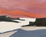 Océan  43 x 38 - Huiles