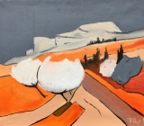 Printemps  46 x 38 - Huiles