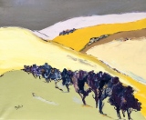 Les oliviers  46 x 38 - Huiles