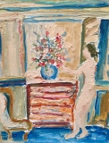 Après le bain  41 x 33 - Huiles
